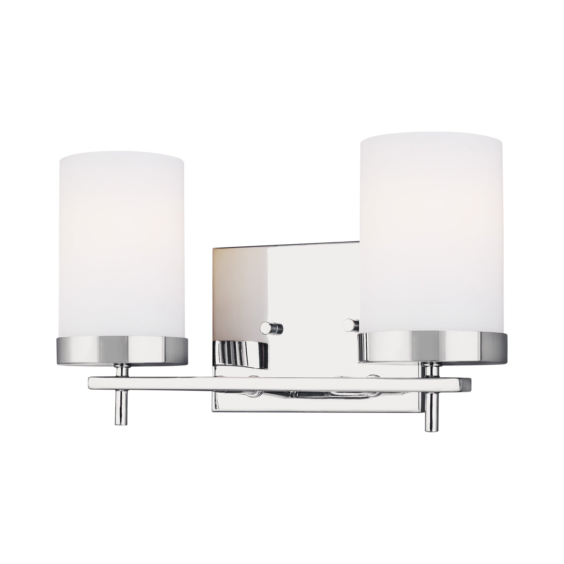 Zire Bath Wall Light in Chrome (2-Light).
