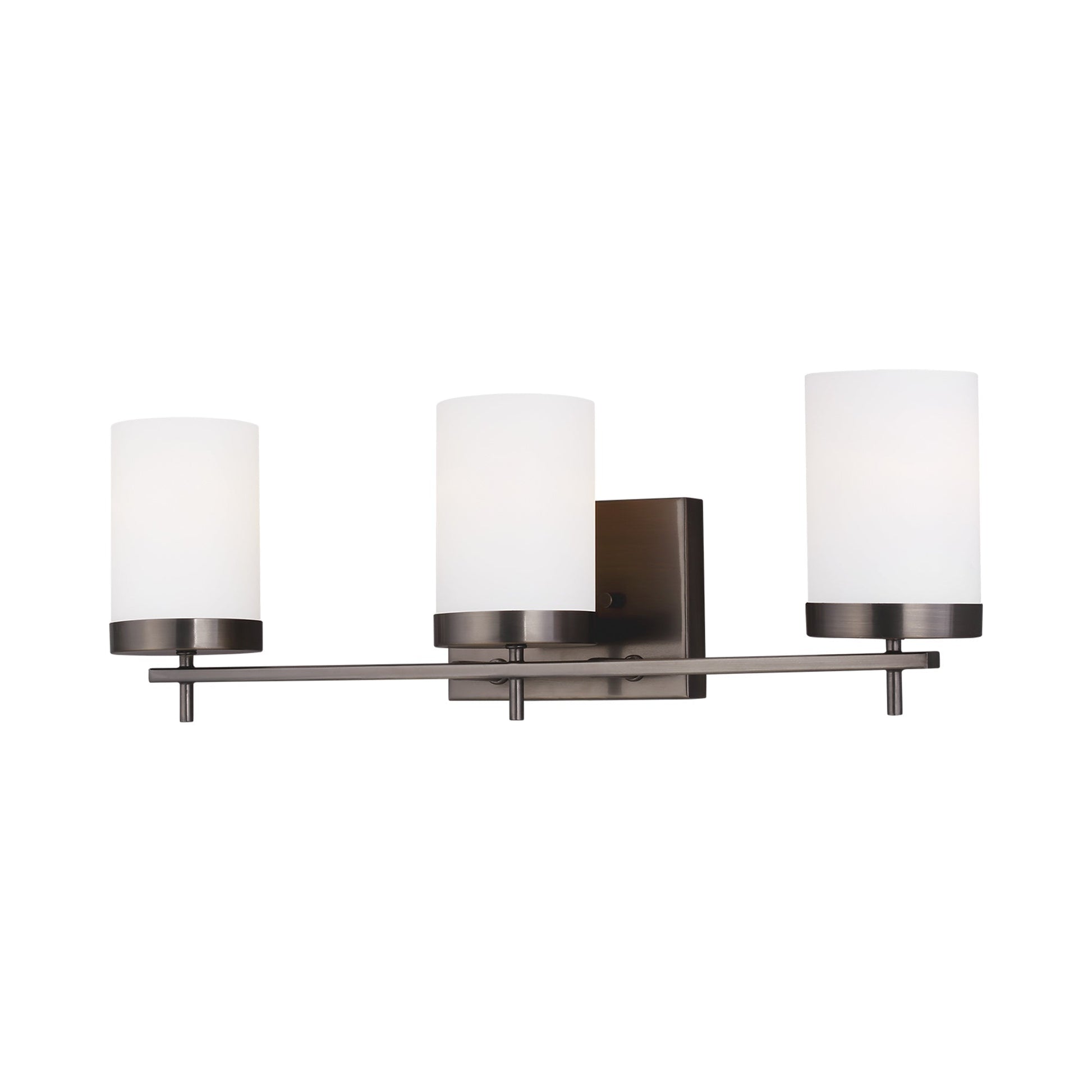 Zire Bath Wall Light in Brushed Oil Rubbed Bronze (3-Light).