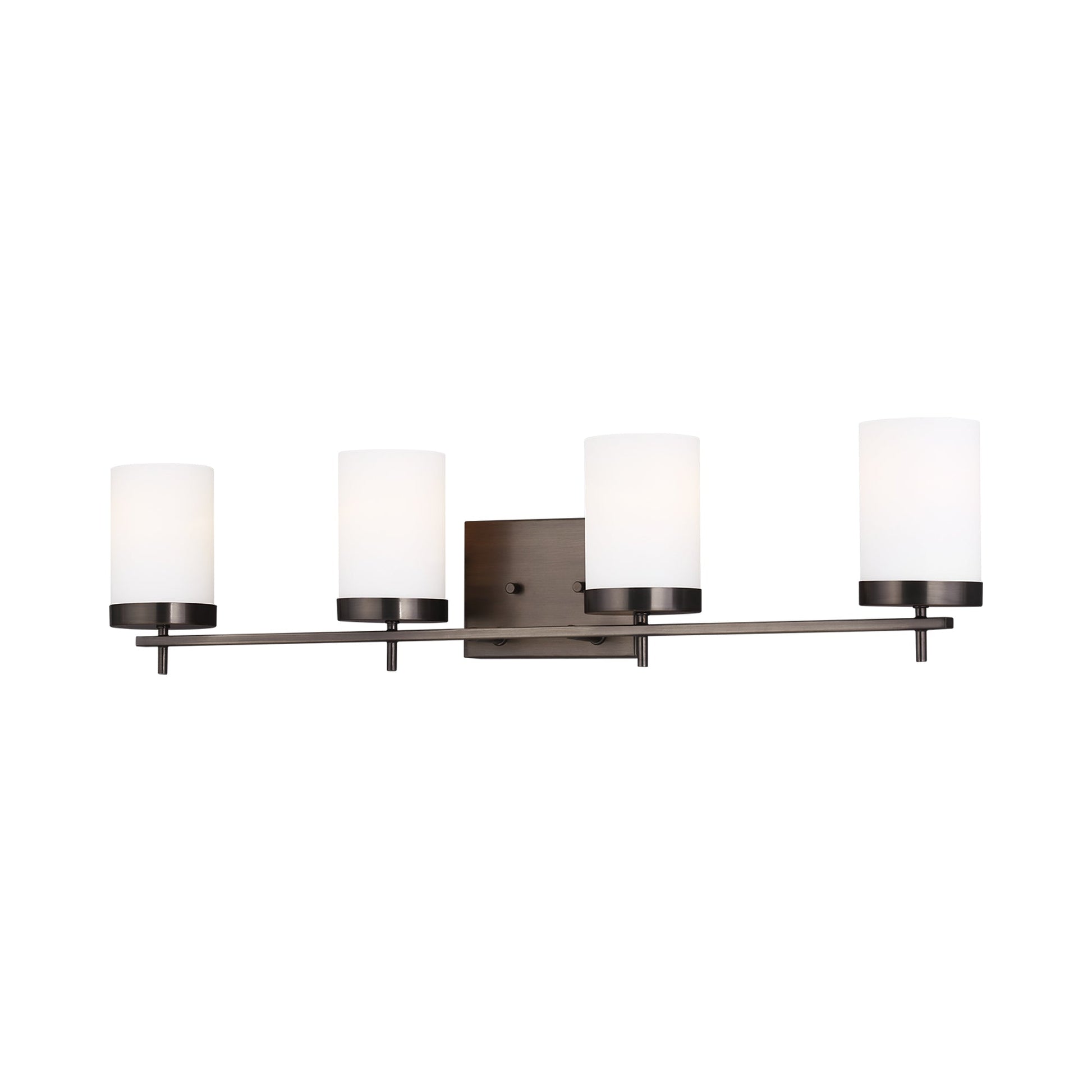Zire Bath Wall Light in Brushed Oil Rubbed Bronze (4-Light).