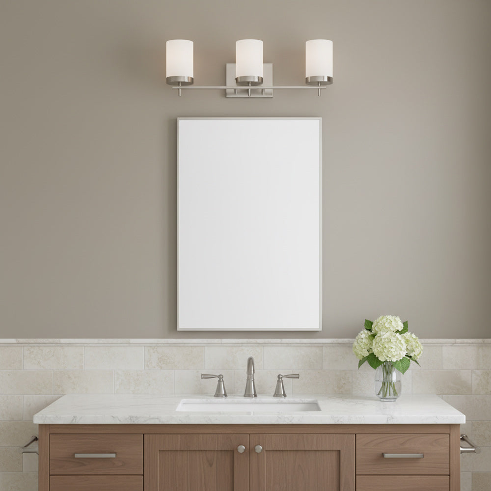 Zire Bath Wall Light in bathroom.
