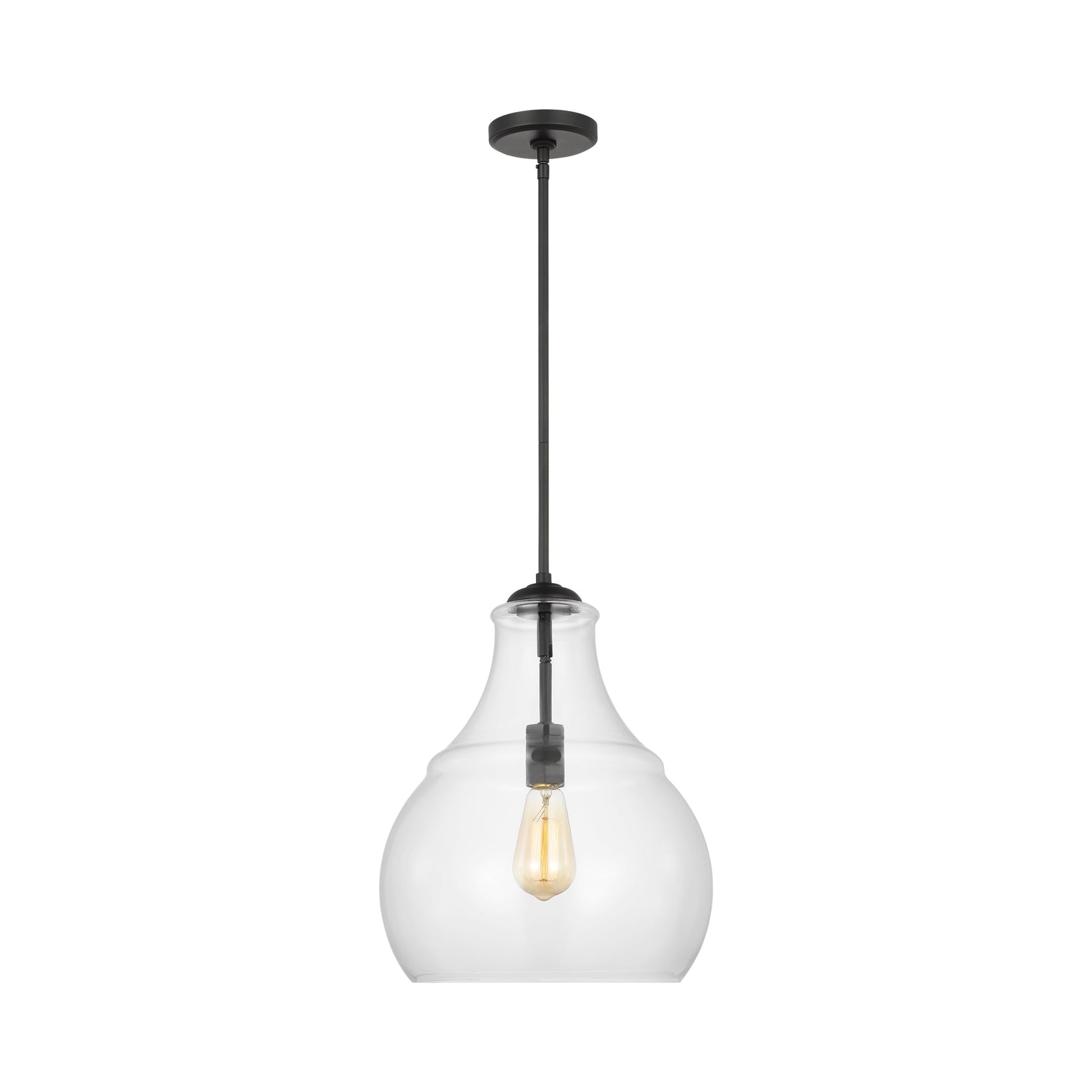 Zola Pendant Light in Midnight Black.