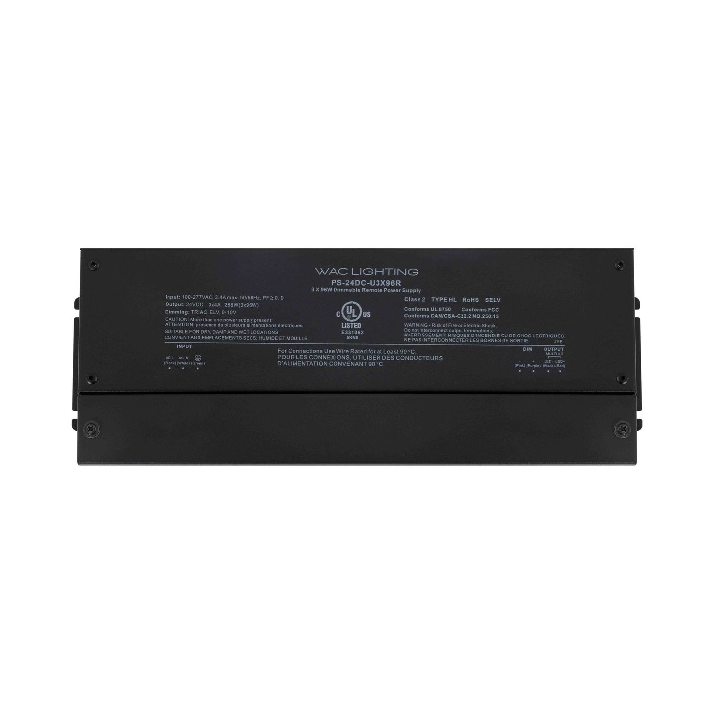 24 VDC Remote Power Supply 3 X 96W in Detail.