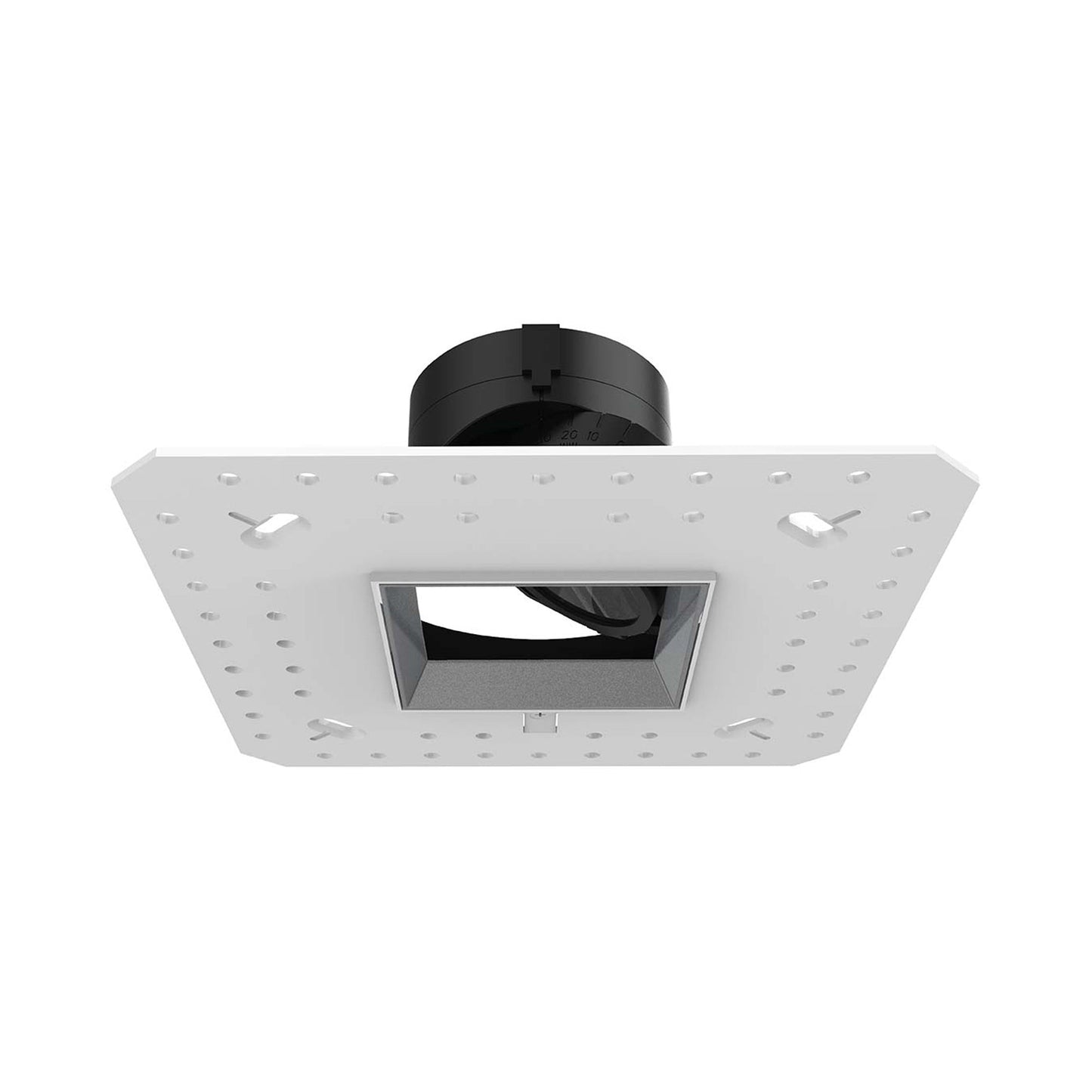 Aether 2 Inch Adjustable Trimless Square LED Recessed Trim in Haze.