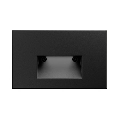 Colorscaping Horizontal Outdoor LED Step Light in Black.