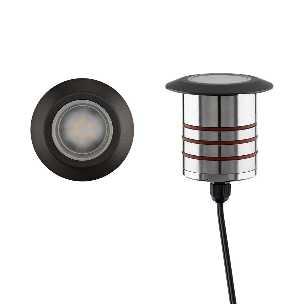 Colorscaping Round Outdoor LED Step Light in Detail.