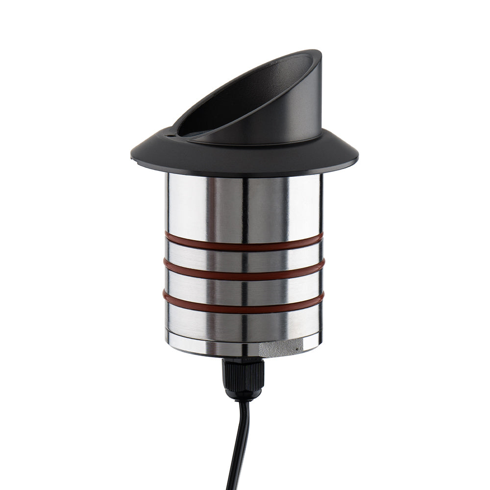 Colorscaping Shroud Outdoor LED Step Light in Bronze Stainless Steel.