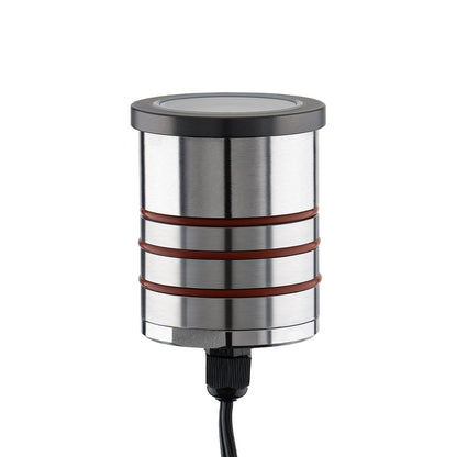 Colorscaping Slim Outdoor LED Step Light in Bronze Stainless Steel.