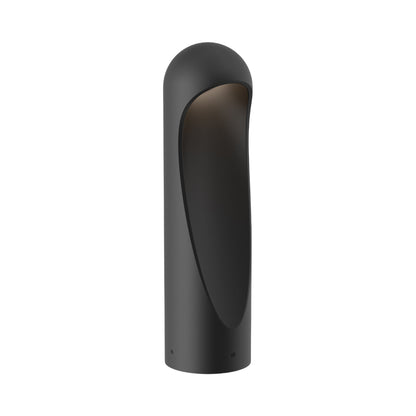 Decibel Outdoor LED Path Light in Black on Aluminum.