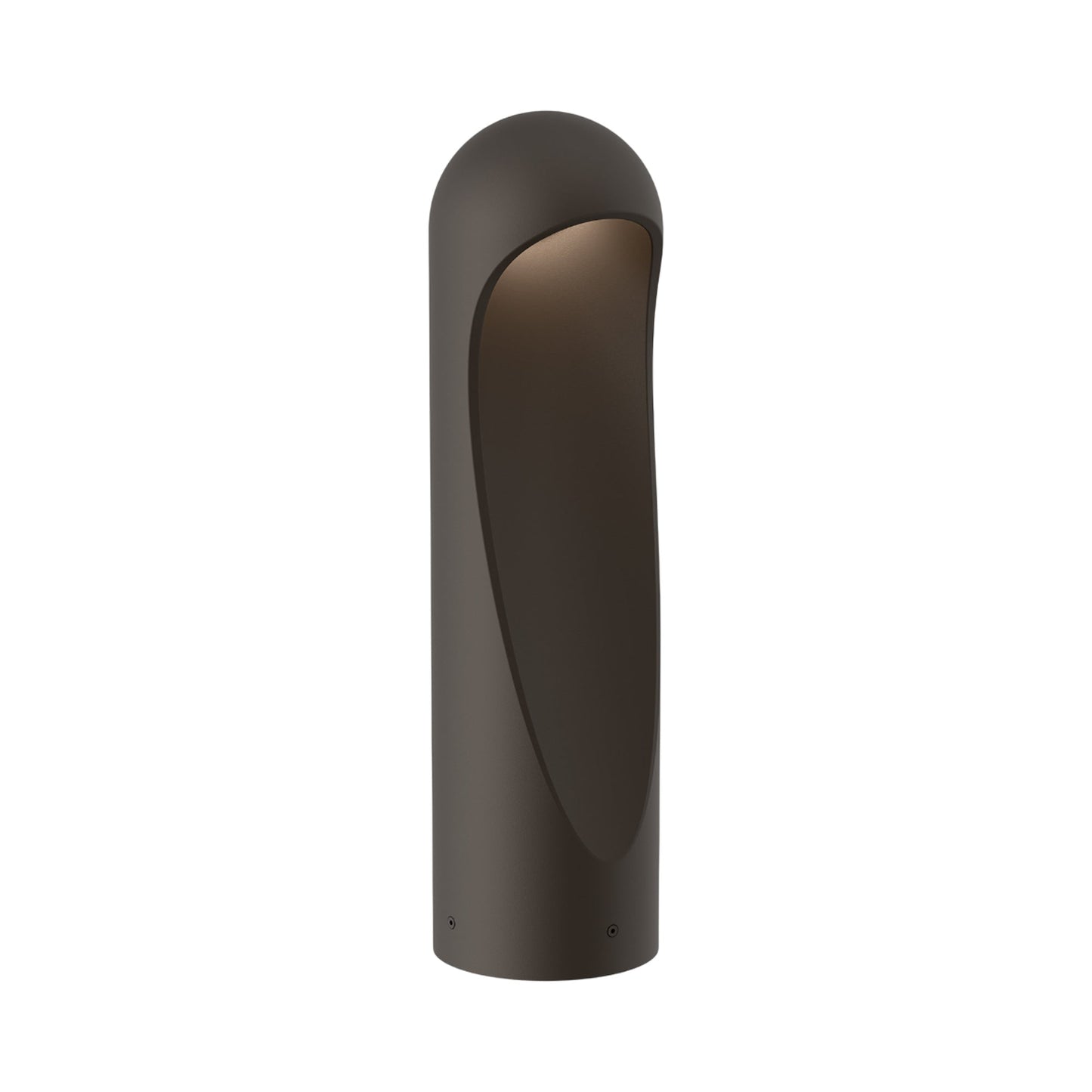 Decibel Outdoor LED Path Light in Bronze on Aluminum.