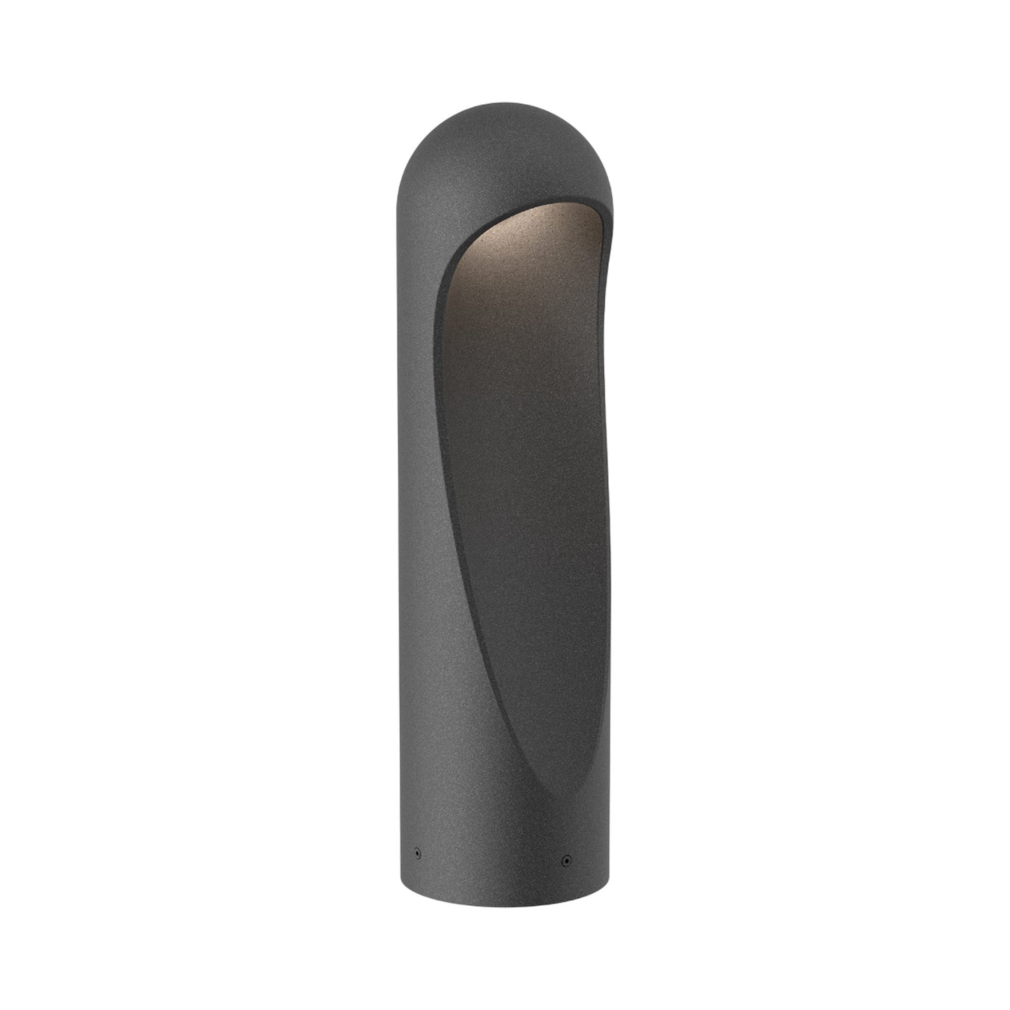 Decibel Outdoor LED Path Light in Granite on Aluminum.
