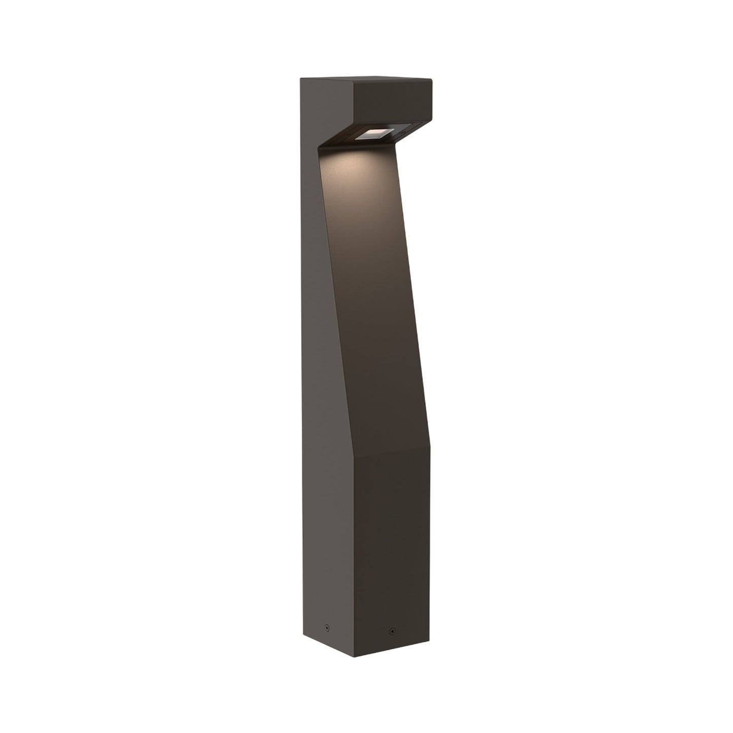 Even Outdoor LED Path Light in Bronze on Aluminum.