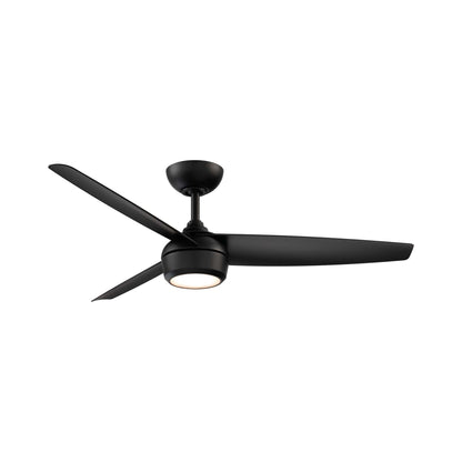 Ferris LED Ceiling Fan in Matte Black.