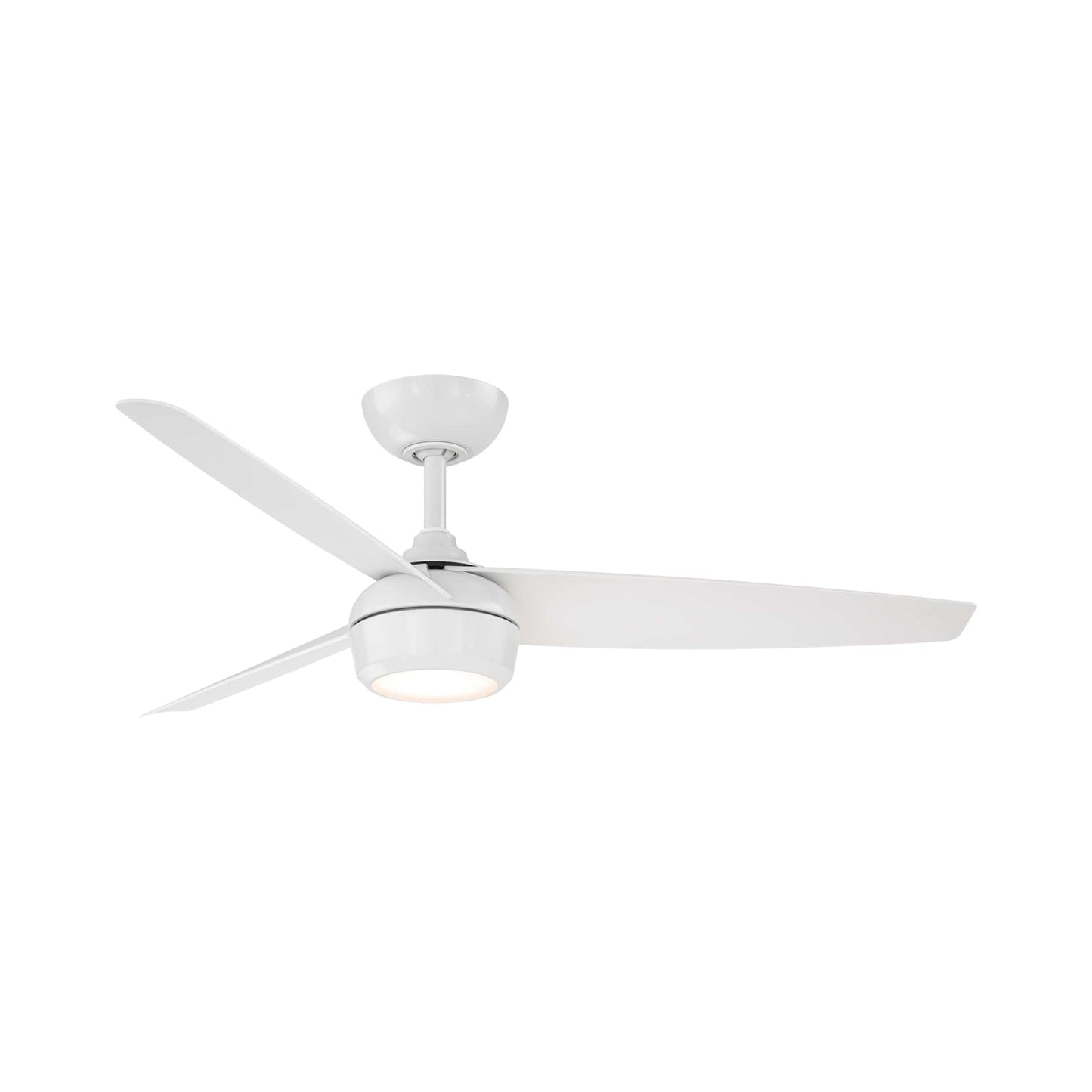 Ferris LED Ceiling Fan in Matte White.