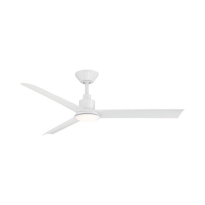 Flair LED Ceiling Fan in Matte White.