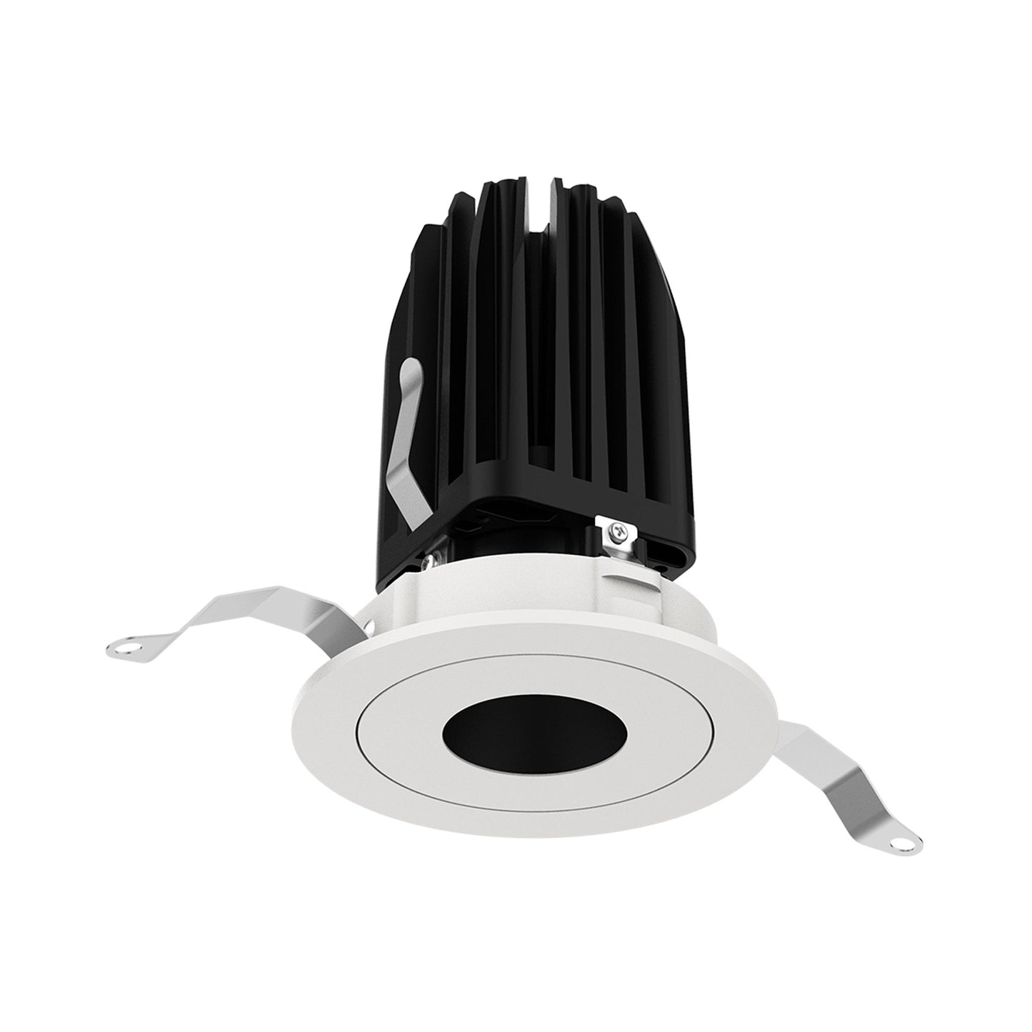 FQ 2-Inch Round Pinhole LED Recessed Light in White (Downlight Trim).