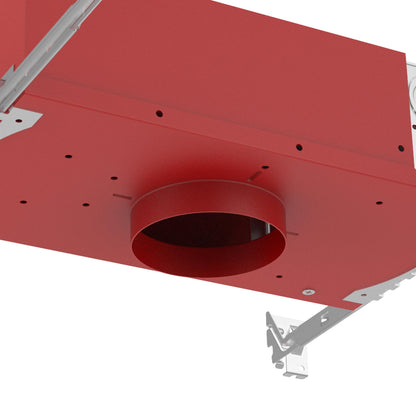FQ 2-Inch Shallow Fire Rated New Construction Trimmed LED Recessed Housing in Detail.
