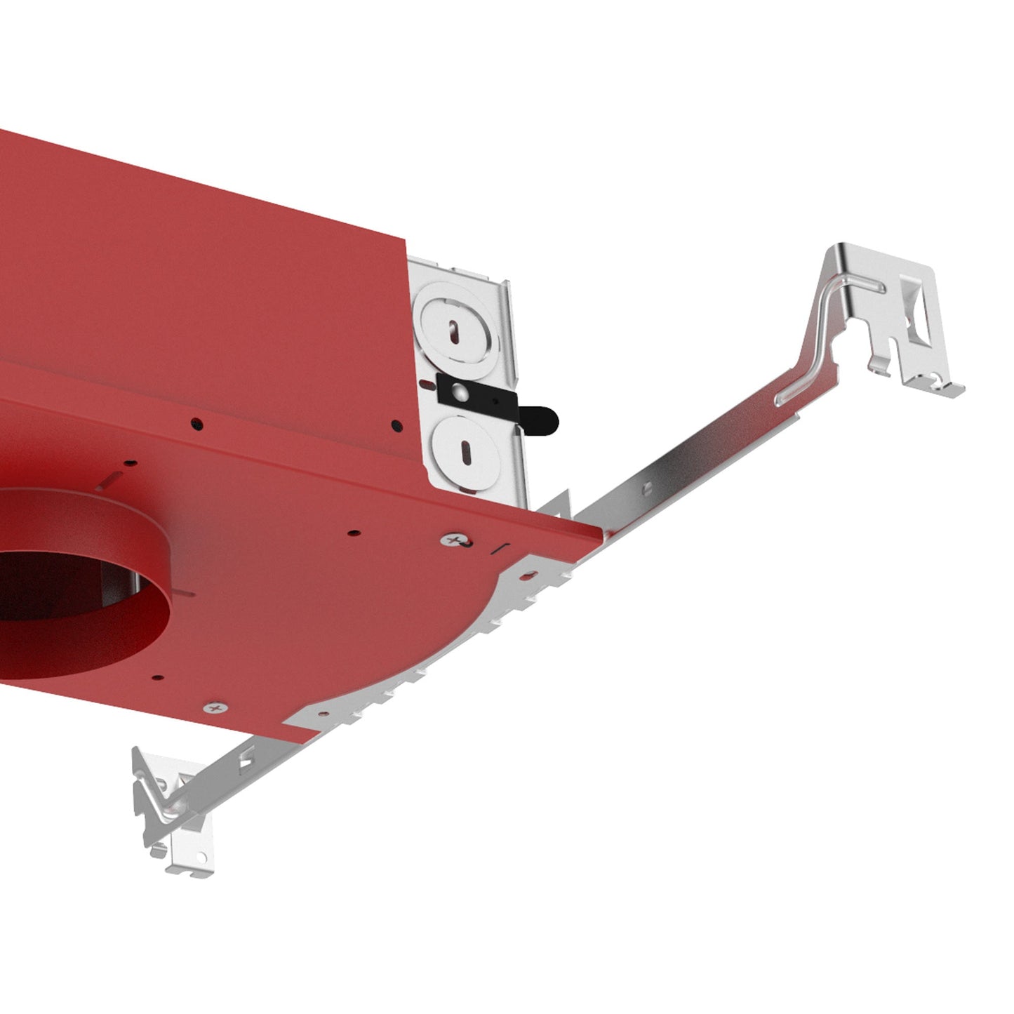 FQ 2-Inch Shallow Fire Rated New Construction Trimmed LED Recessed Housing in Detail.