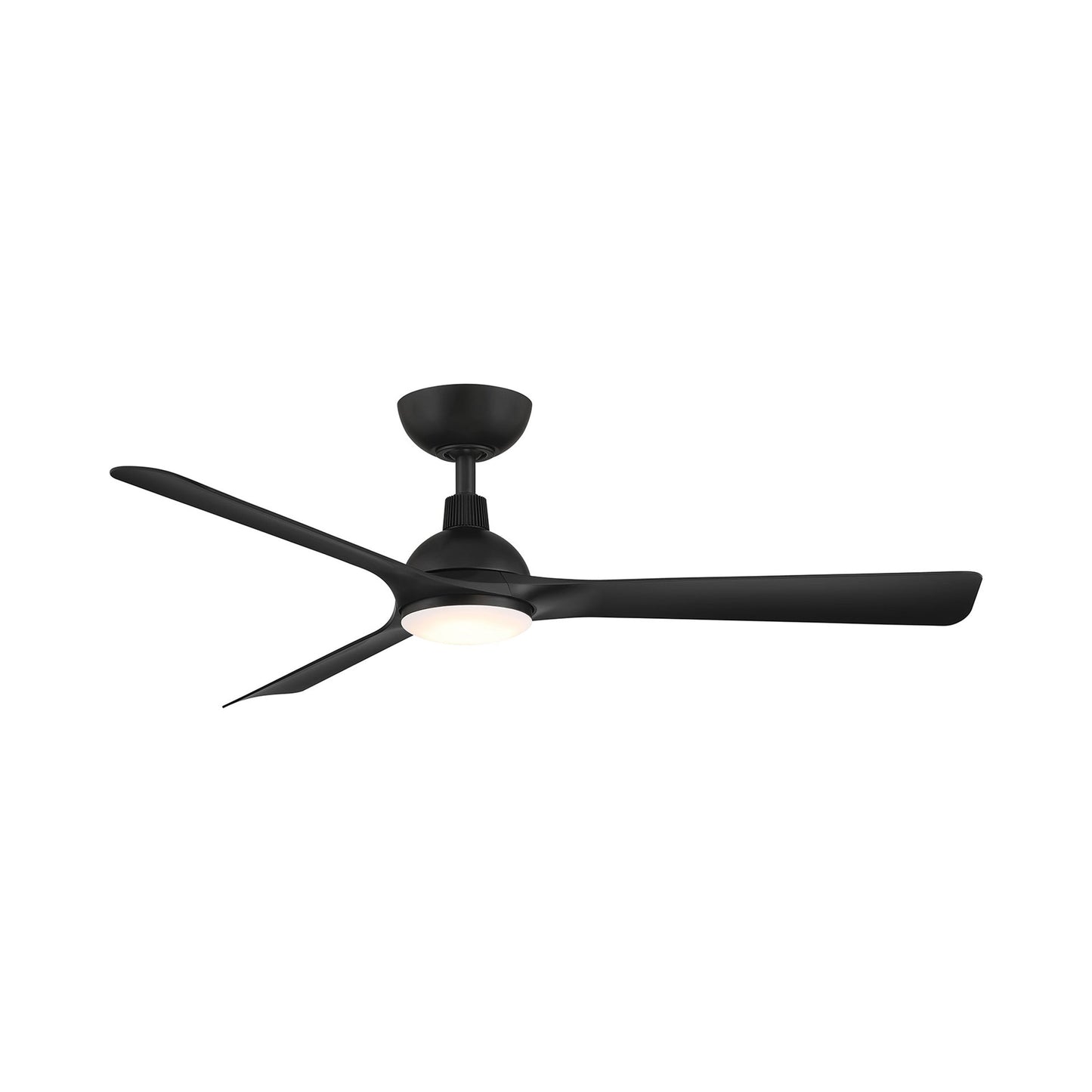 Gage LED Ceiling Fan in Matte Black.