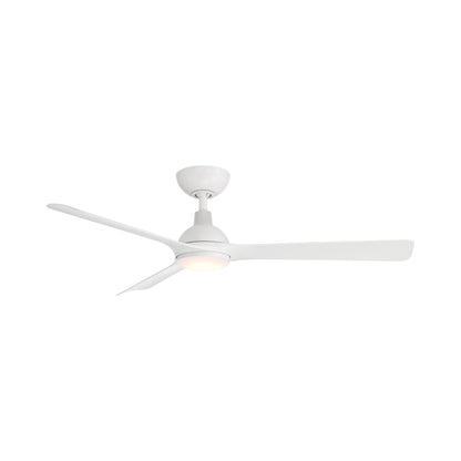 Gage LED Ceiling Fan in Matte White.