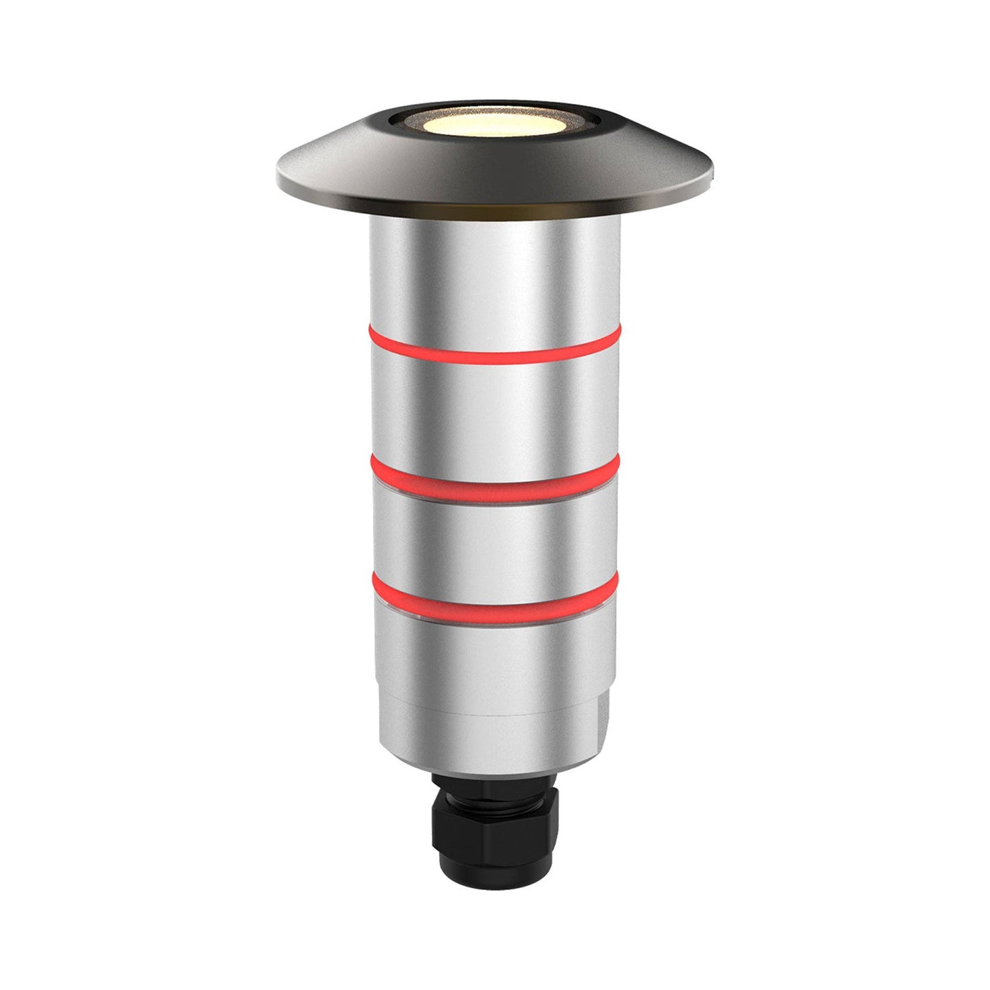 Indicator Round Outdoor LED Inground Light in Bronze Stainless Steel (1.63-Inch).