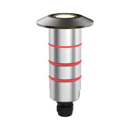 Indicator Round Outdoor LED Inground Light in Bronze Stainless Steel (1.63-Inch).