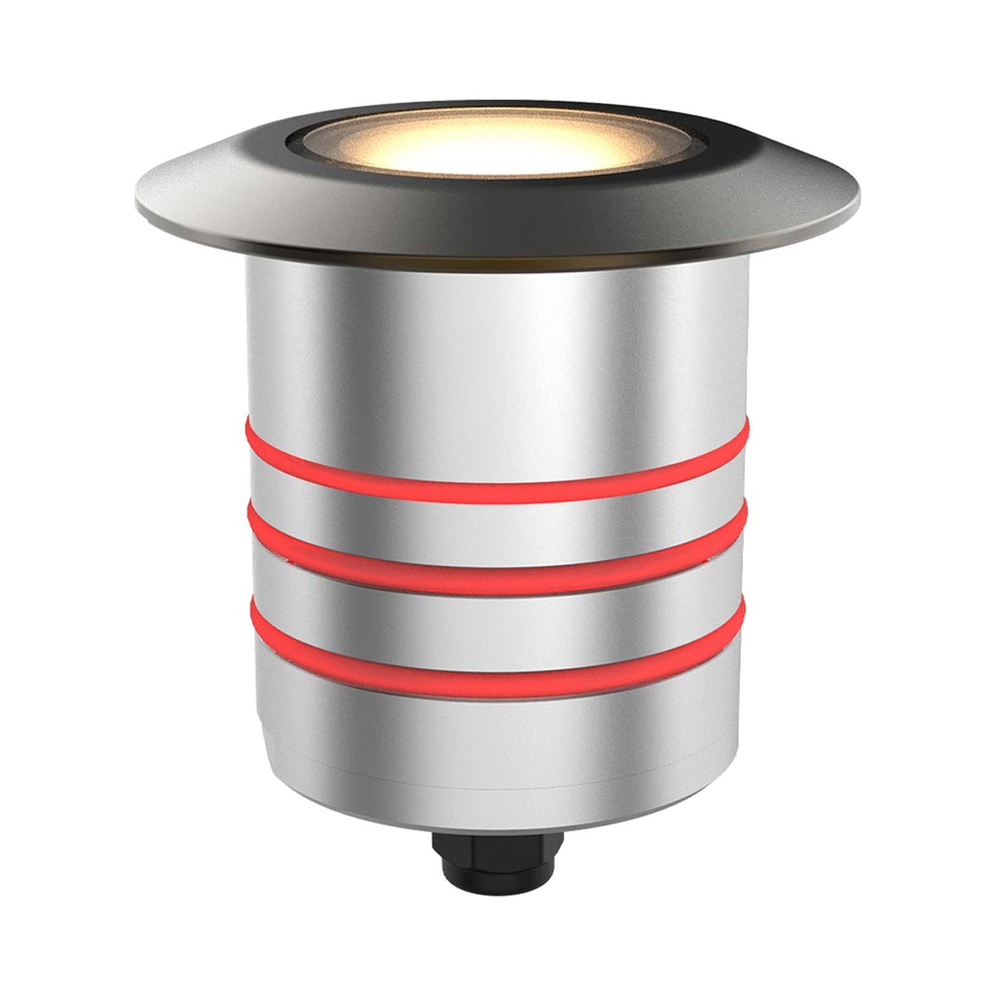 Indicator Round Outdoor LED Inground Light in Bronze Stainless Steel (2.69-Inch).