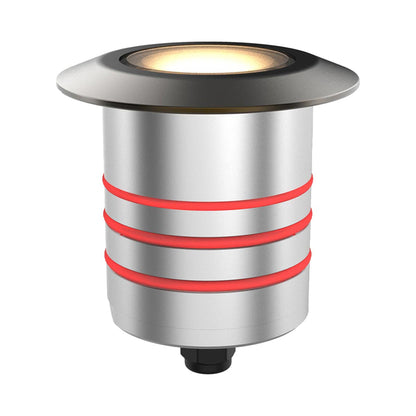 Indicator Round Outdoor LED Inground Light in Bronze Stainless Steel (2.69-Inch).
