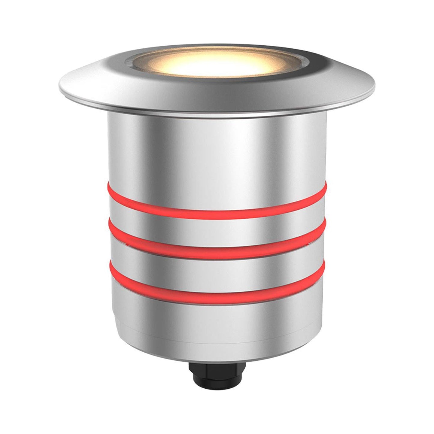 Indicator Round Outdoor LED Inground Light in Stainless Steel (2.69-Inch).