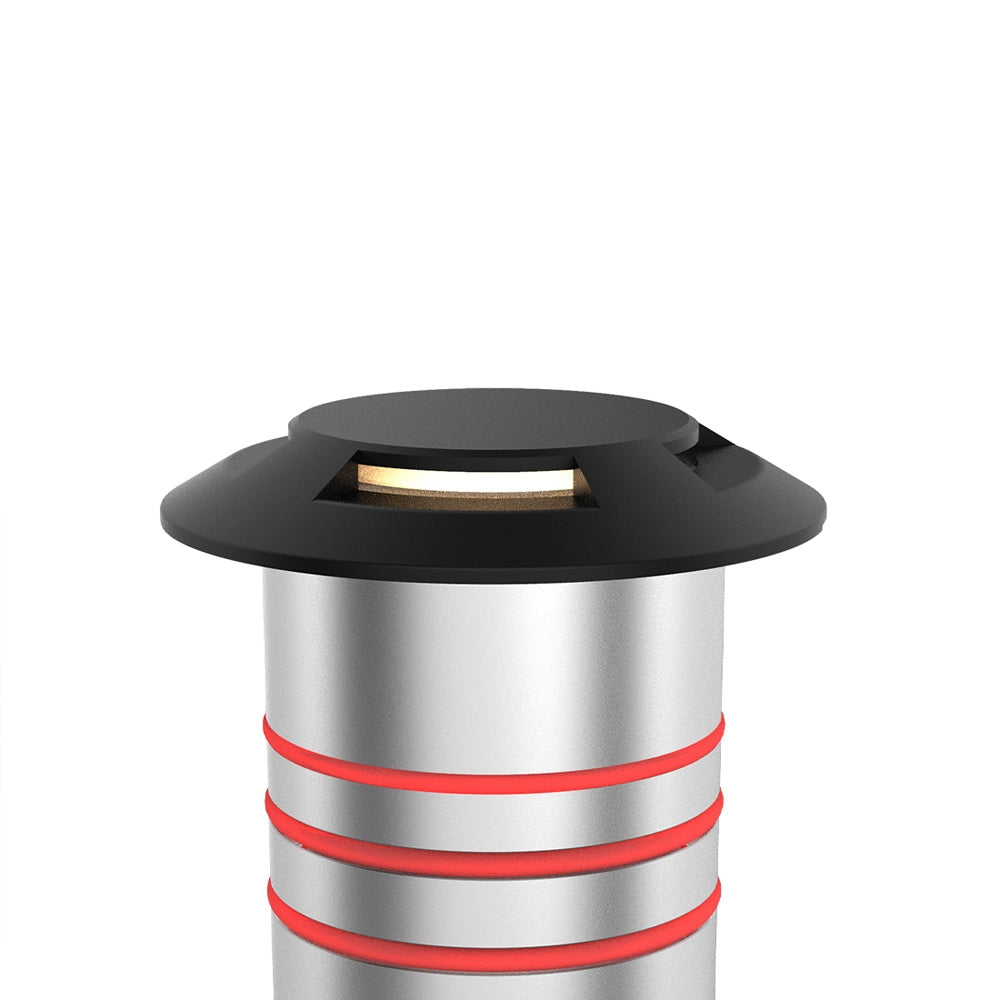 Indicator Round Quad Directional Outdoor LED Inground Light in Detail.