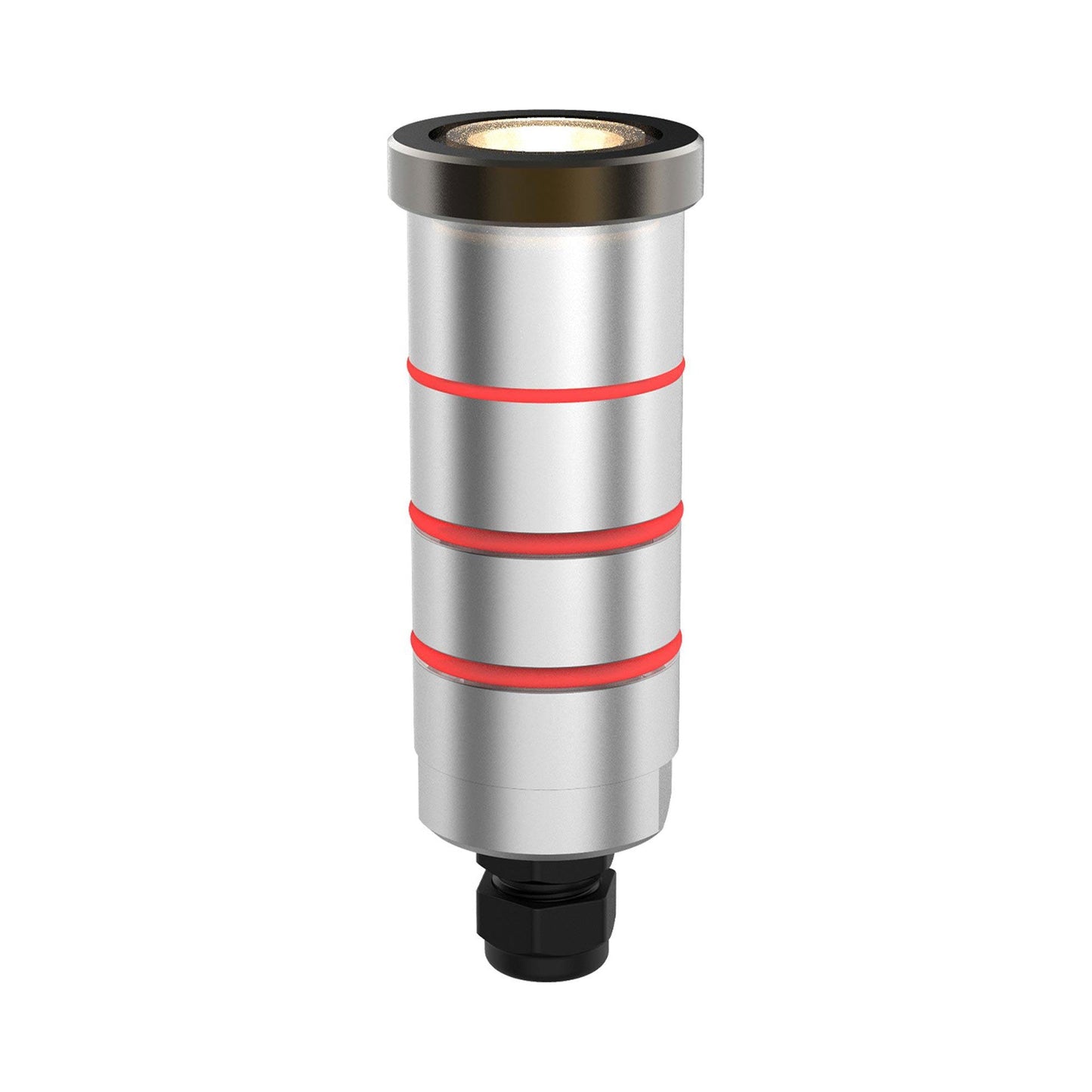 Indicator Round Slim Outdoor LED Inground Light in Bronze Stainless Steel (1.06-Inch).