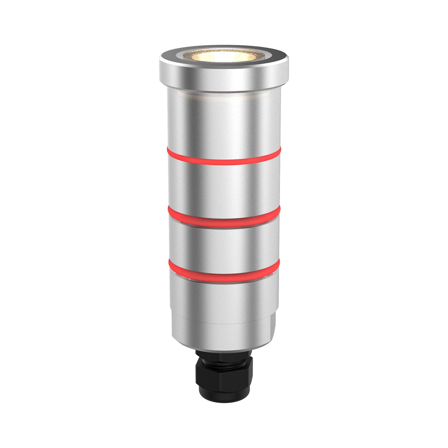 Indicator Round Slim Outdoor LED Inground Light in Stainless Steel (1.06-Inch).