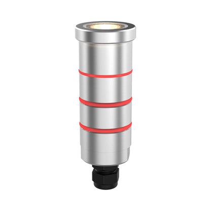 Indicator Round Slim Outdoor LED Inground Light in Stainless Steel (1.06-Inch).
