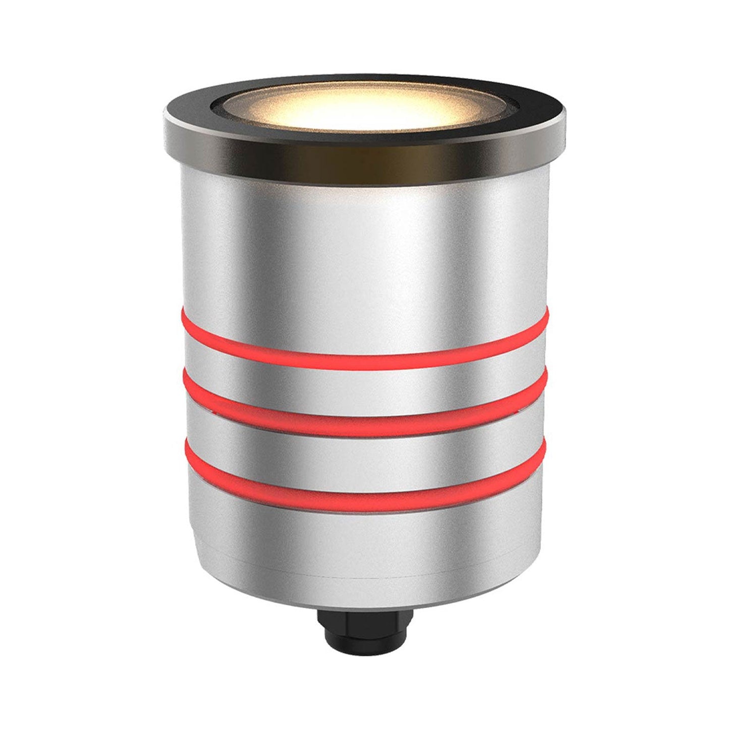 Indicator Round Slim Outdoor LED Inground Light in Bronze Stainless Steel (2.06-Inch).