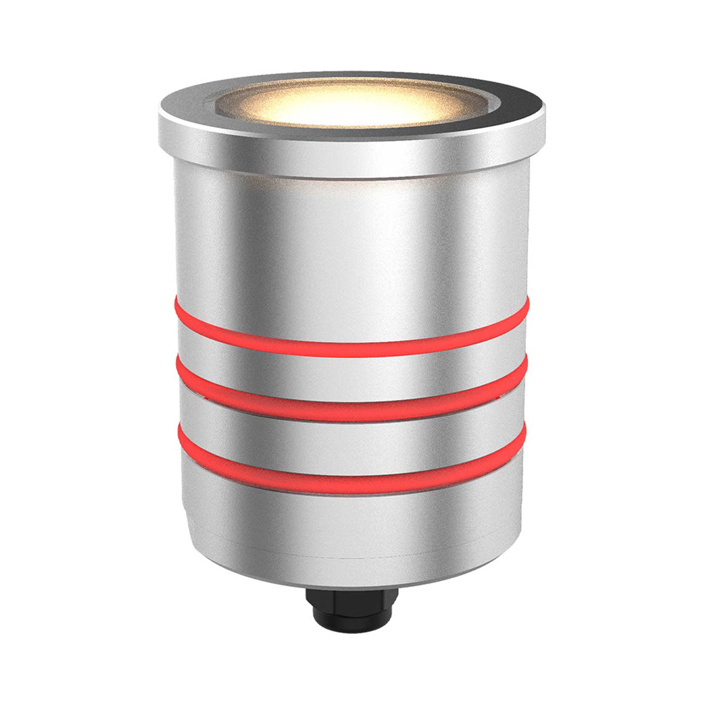 Indicator Round Slim Outdoor LED Inground Light in Stainless Steel (2.06-Inch).