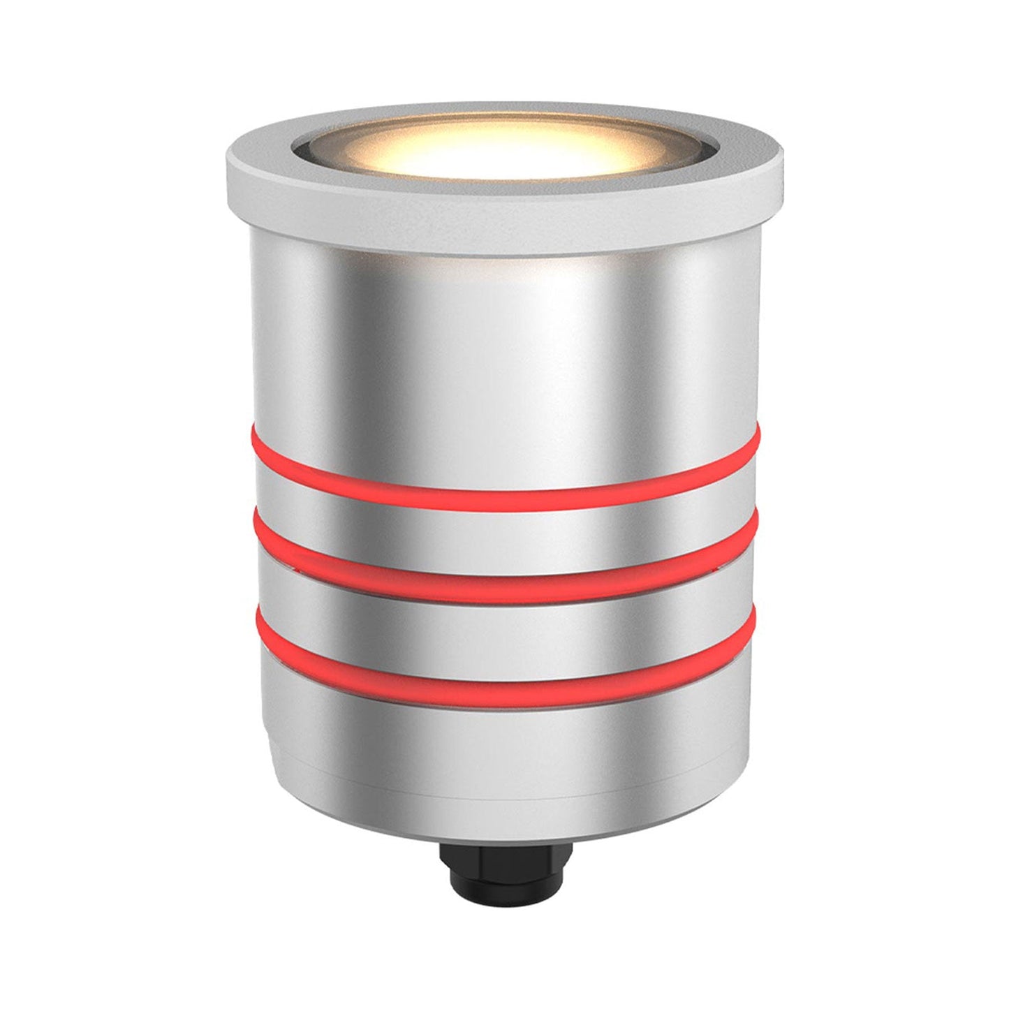 Indicator Round Slim Outdoor LED Inground Light in White (2.06-Inch).