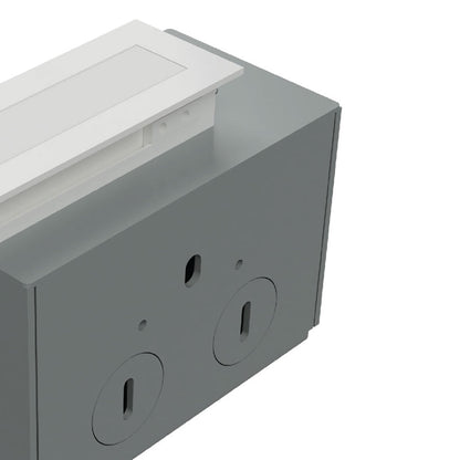 InvisiLED Recessed Mounted Trim Channel Wiring Box in Detail.