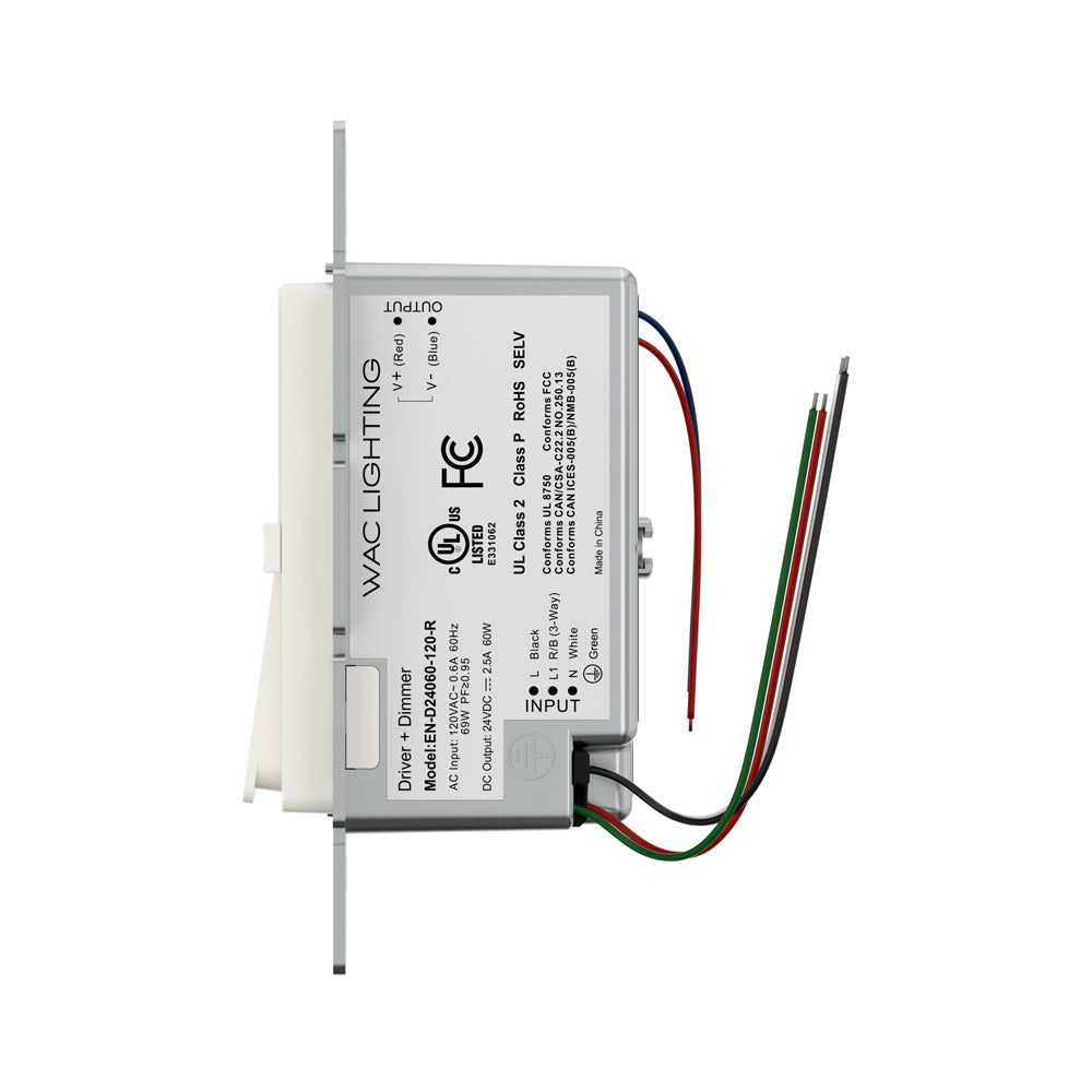 WAC Lighting LED Wall Mounted Driver and Dimmer in Detail.