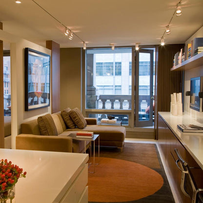 Low Voltage 809 LED Track Head in living room.