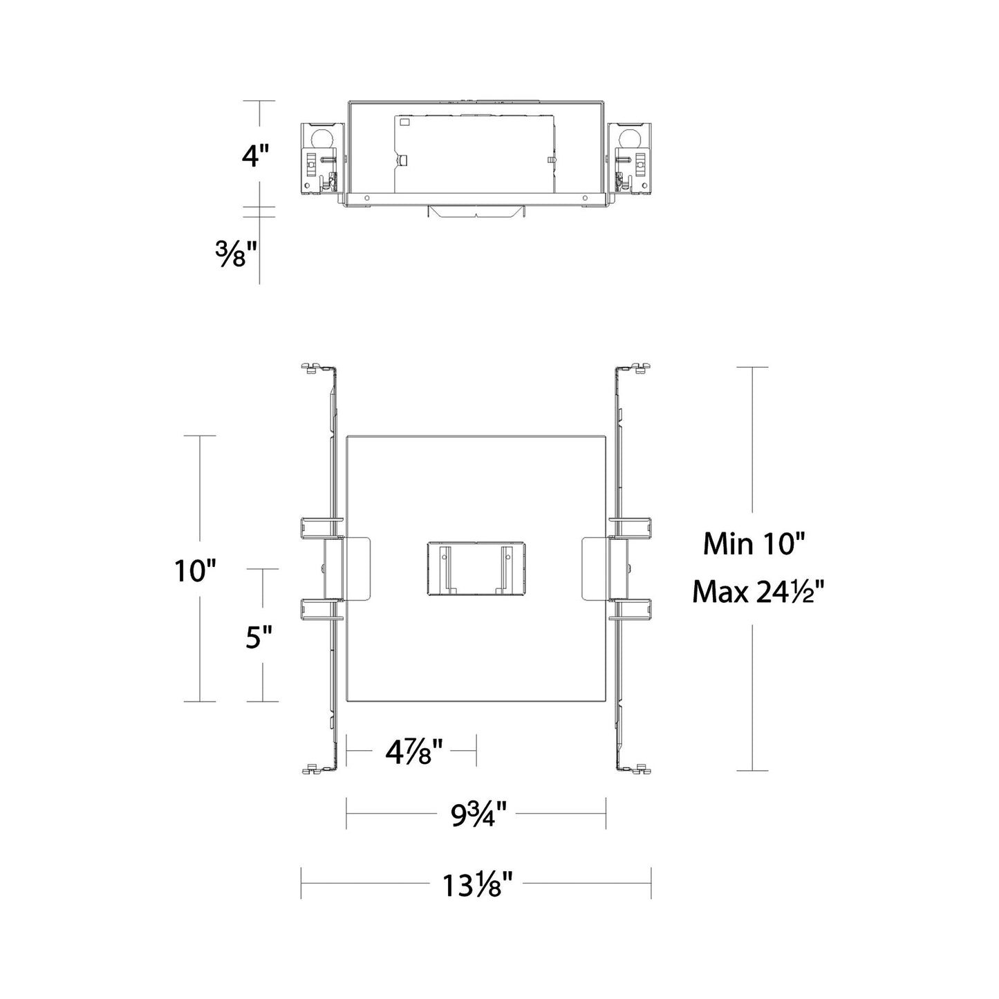 Multi Stealth New Construction Housing - line drawing.