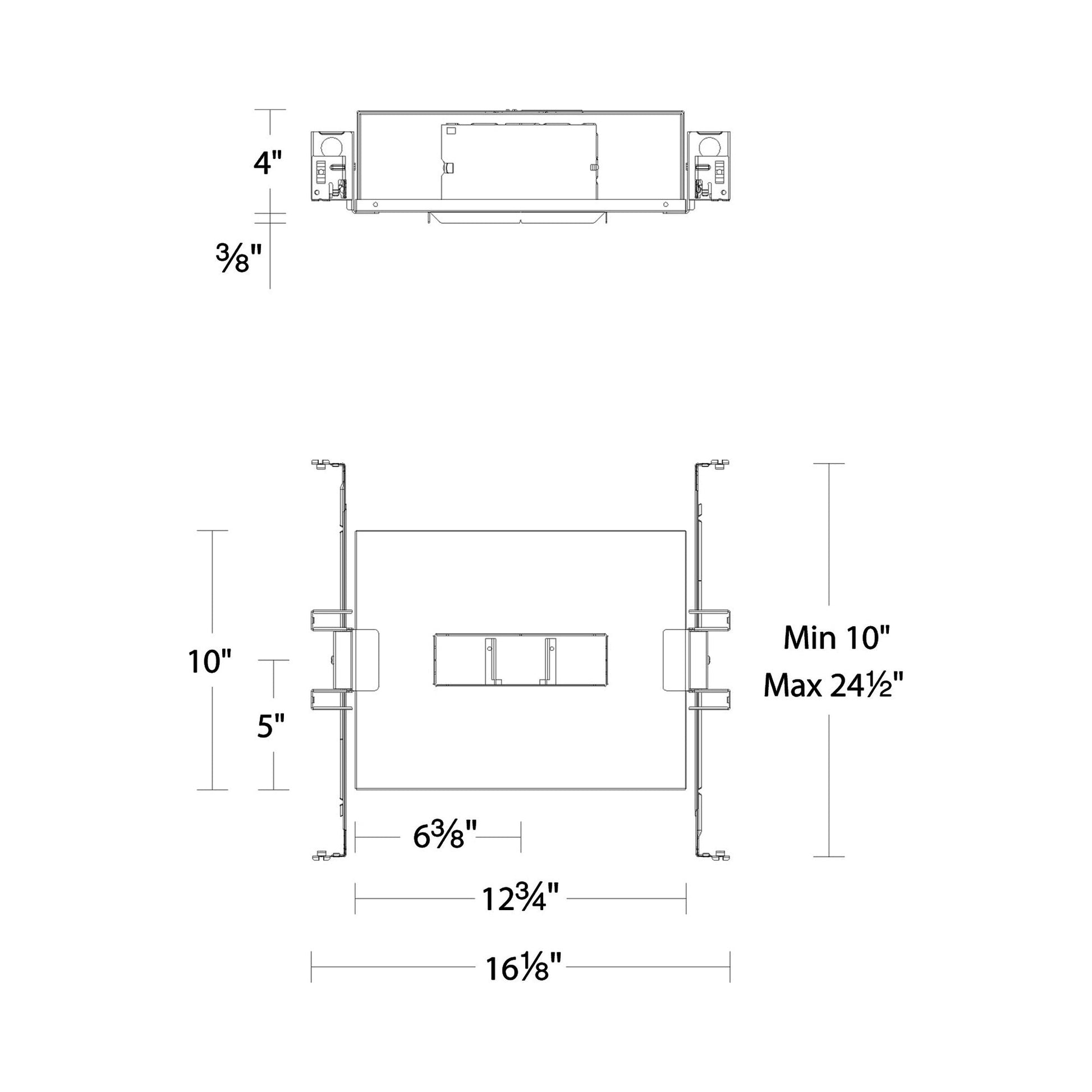 Multi Stealth New Construction Housing - line drawing.