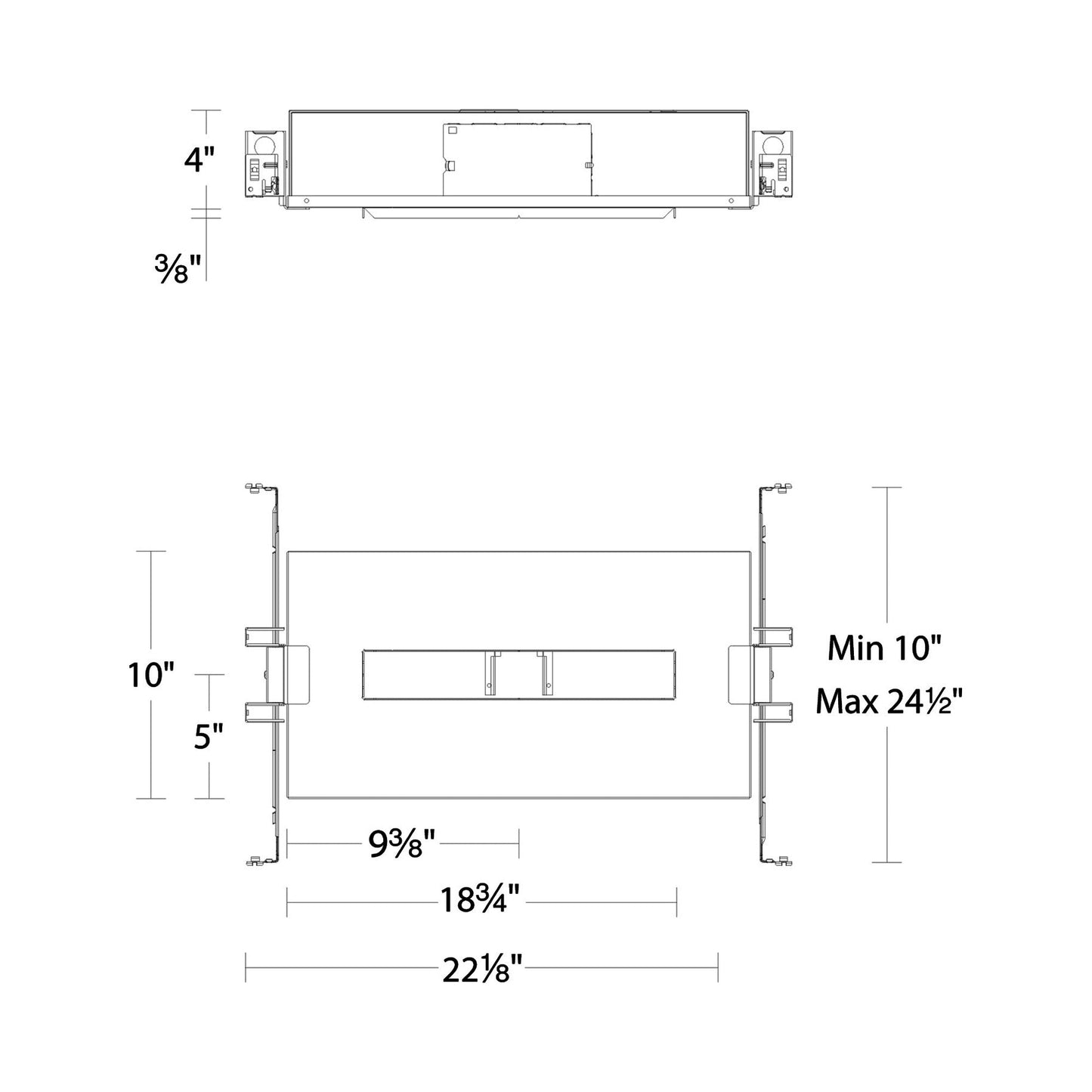 Multi Stealth New Construction Housing - line drawing.