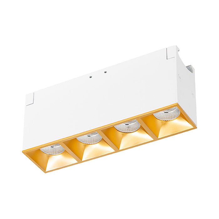 Multi Stealth Trimless LED Downlight in Gold.