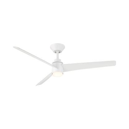 Novelle LED Ceiling Fan in Matte White.