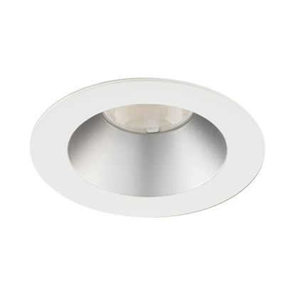 Ocular 3.0 Round Downlight LED Recessed Trim in Haze/White (Die-cast aluminum/55-Degree/Selectable CCT/90CRI).