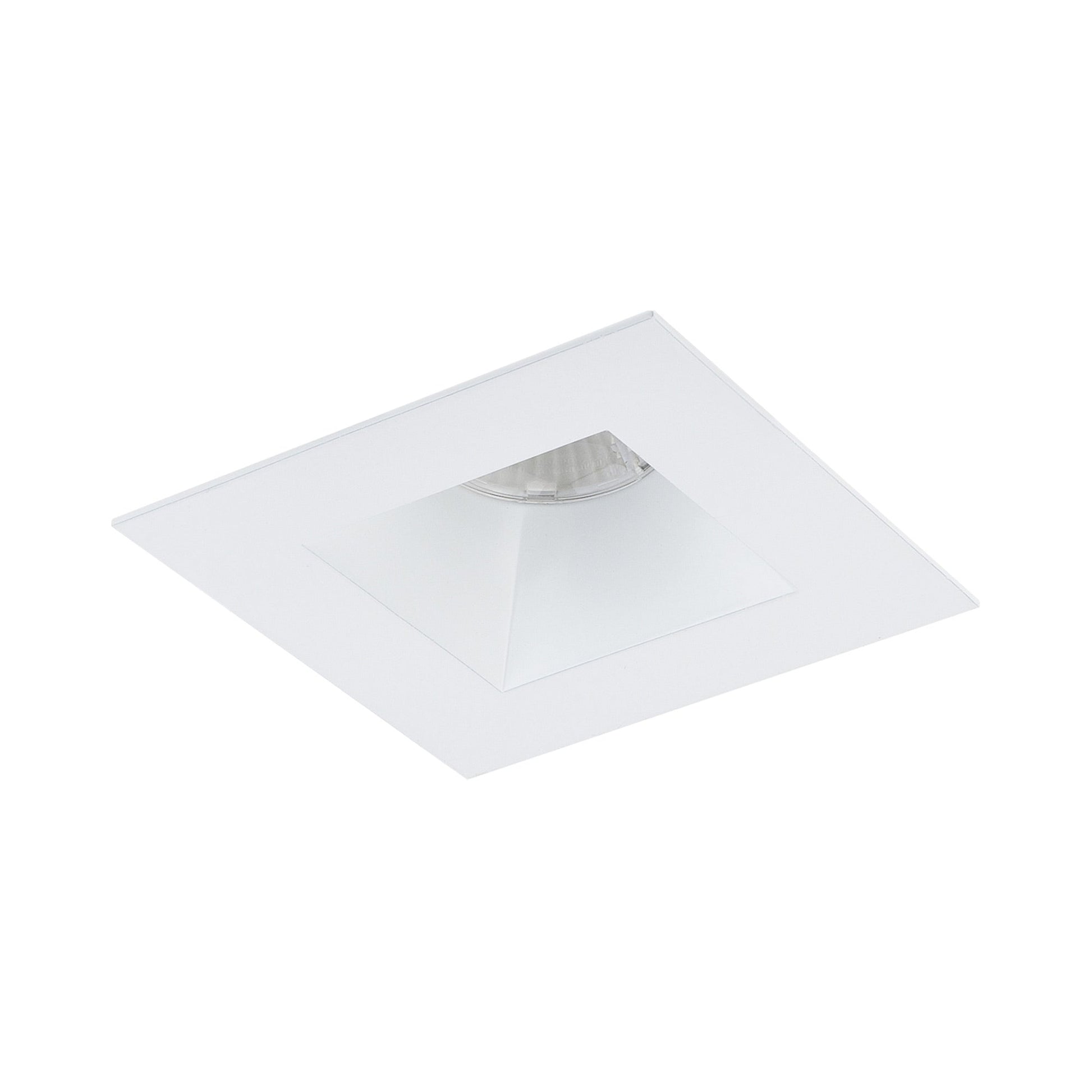 Ocular 3.0 Square Downlight LED Recessed Trim in White.