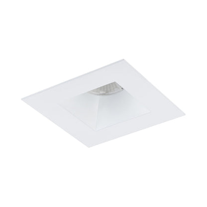 Ocular 3.0 Square Downlight LED Recessed Trim in White.