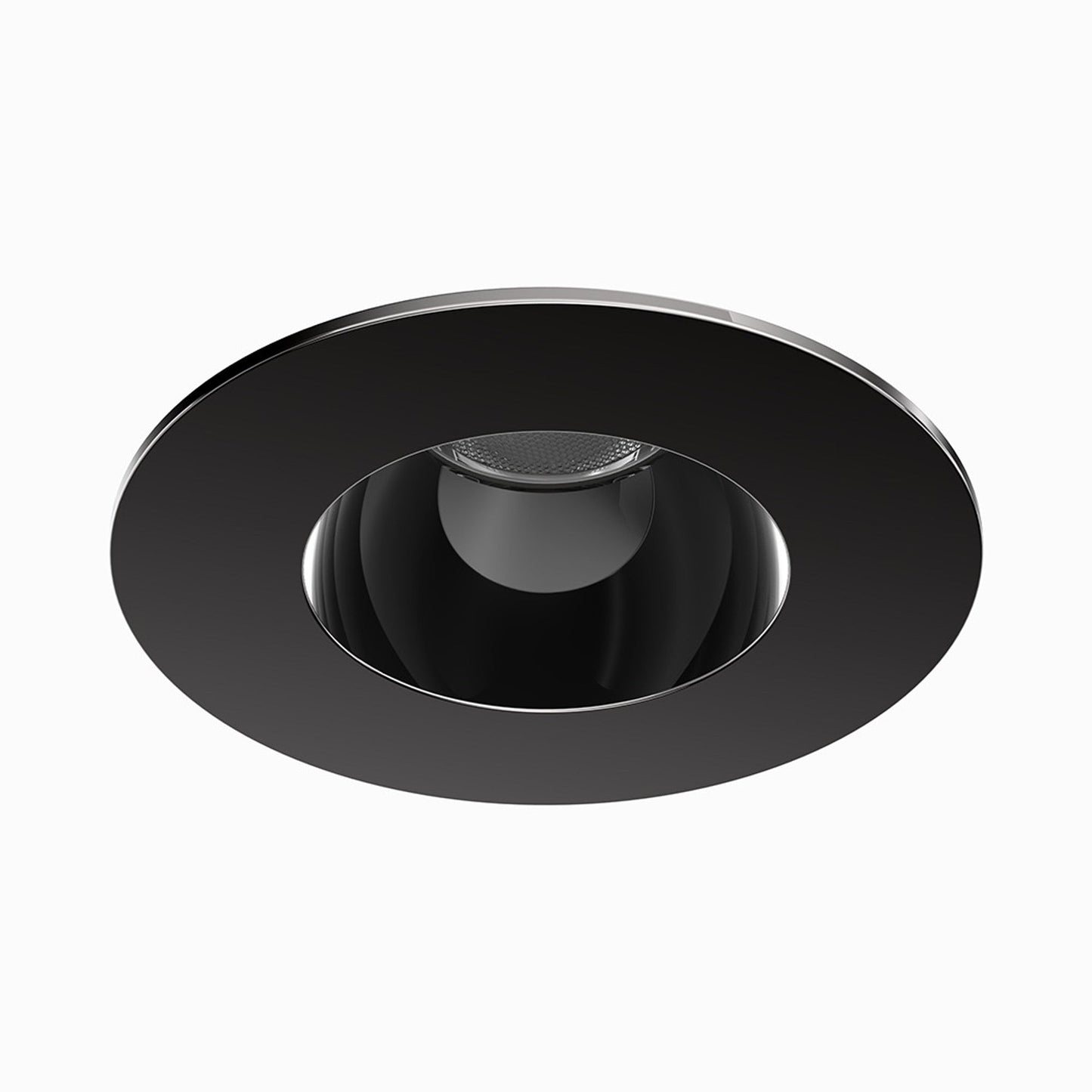 Ocularc 1.0 Round Open Reflector LED Recessed Trim in Gun Metal.