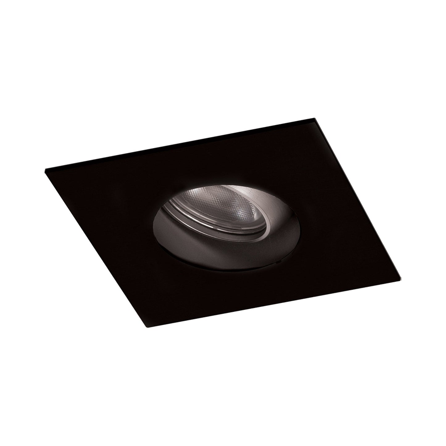Ocularc 1.0 Square Adjustable LED Recessed Trim in Gun Metal.