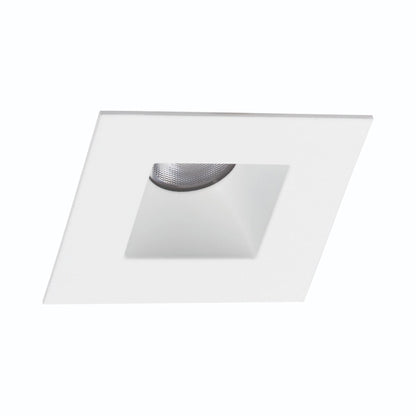 Ocularc 1.0 Square Open Reflector LED Recessed Trim in White.