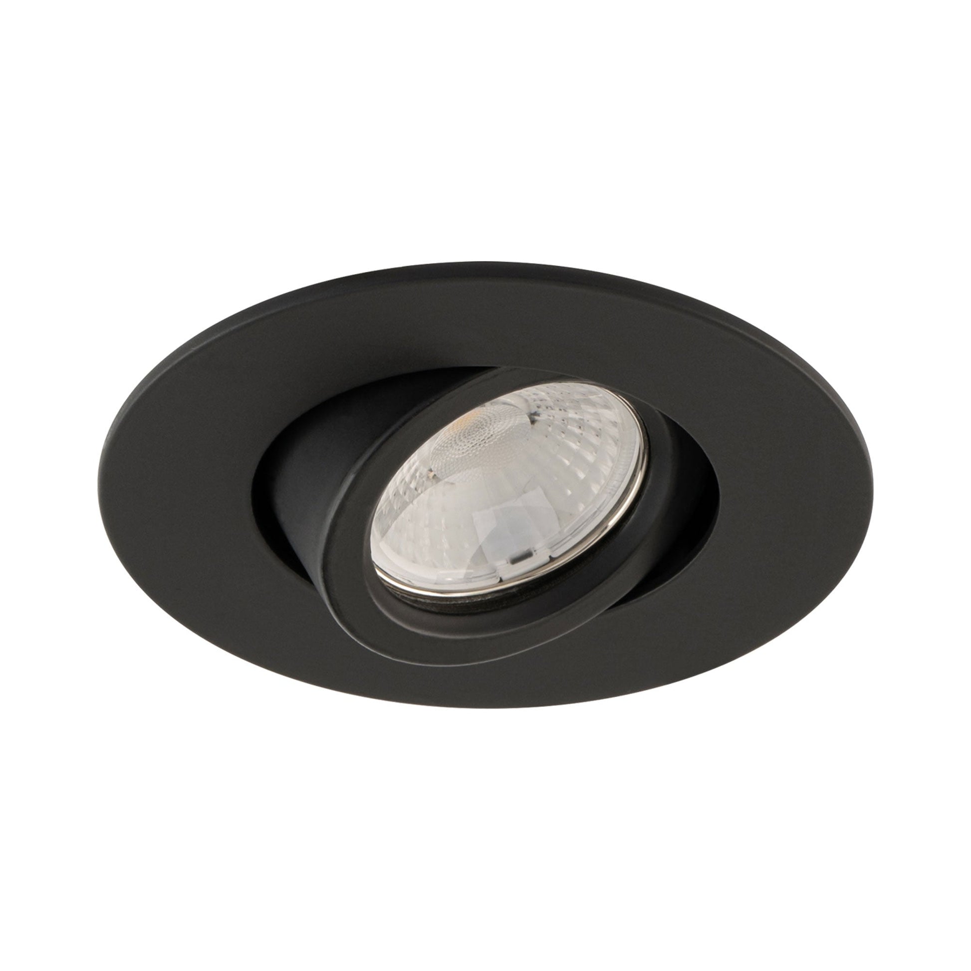 Ocularc 2.0 Round Adjustable 11W LED Recessed Trim in Black.